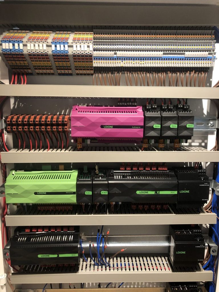Loxone automation panel for smart garden and home control, Kent